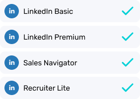 Compatibility with all LinkedIn account types