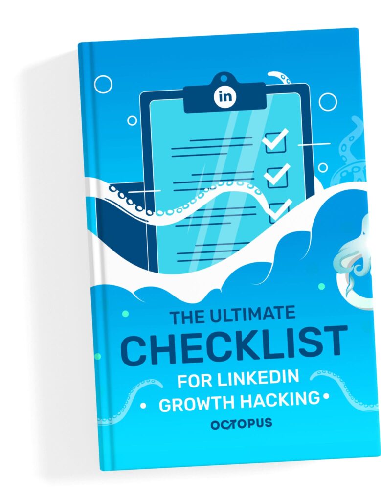 Checklist for LinkedIn Growth Hacking by OctopusCRM banner