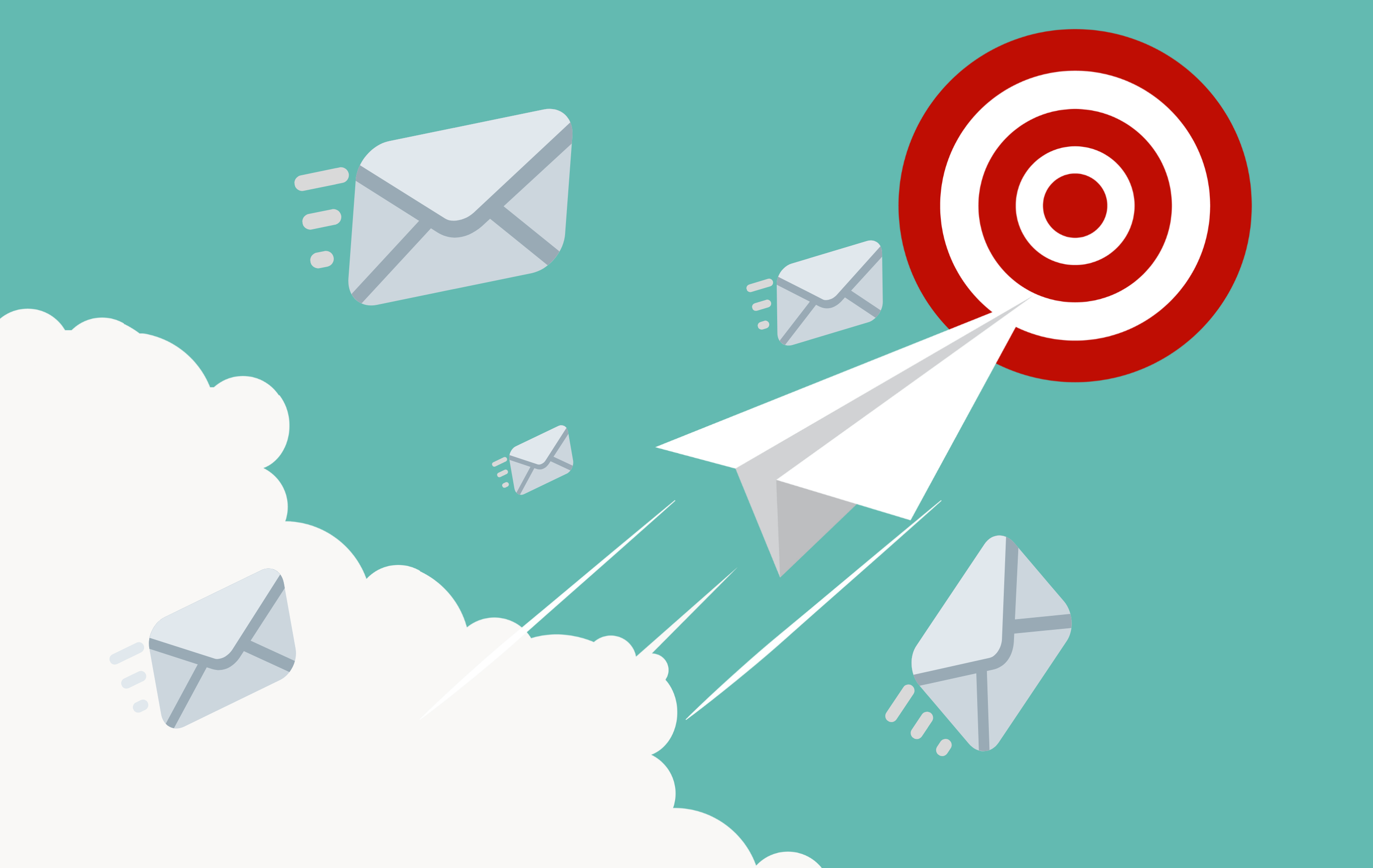 email-plane-target