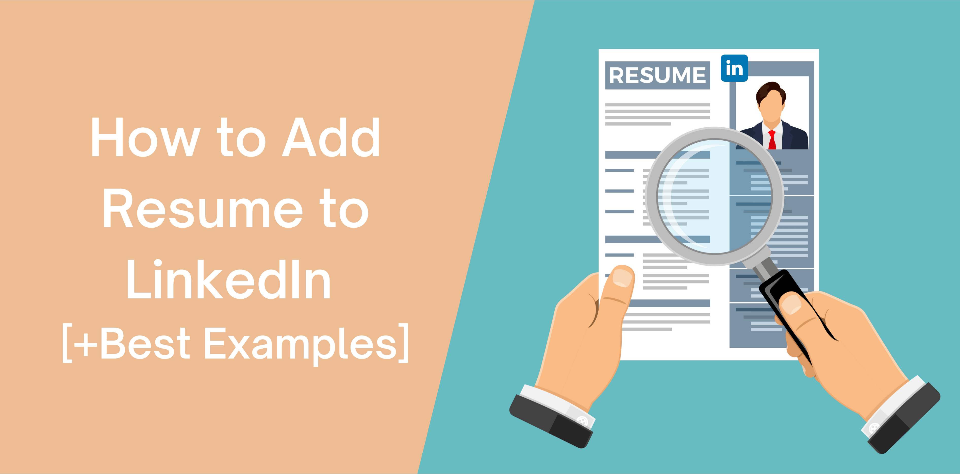 how to make resume through linkedin