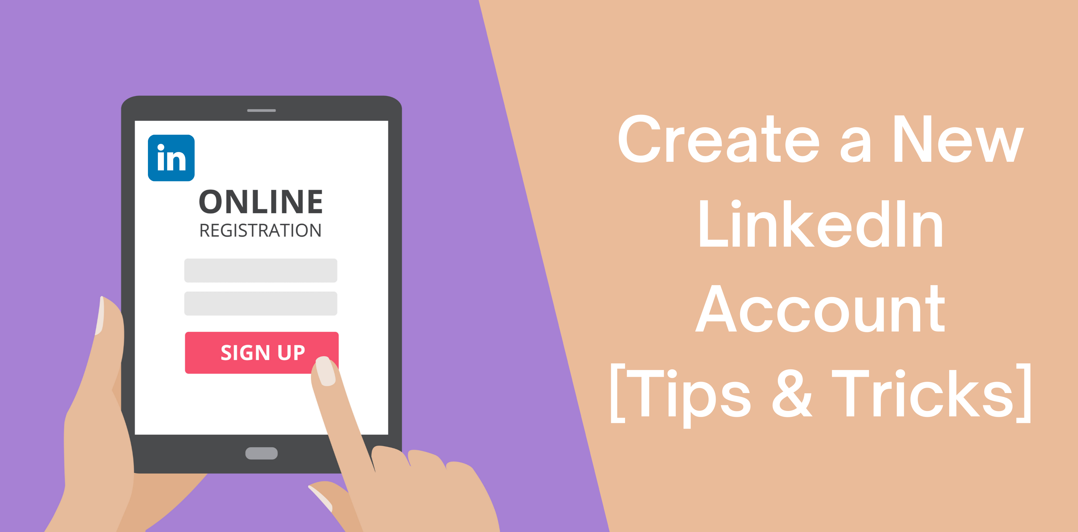 create a linkedin account