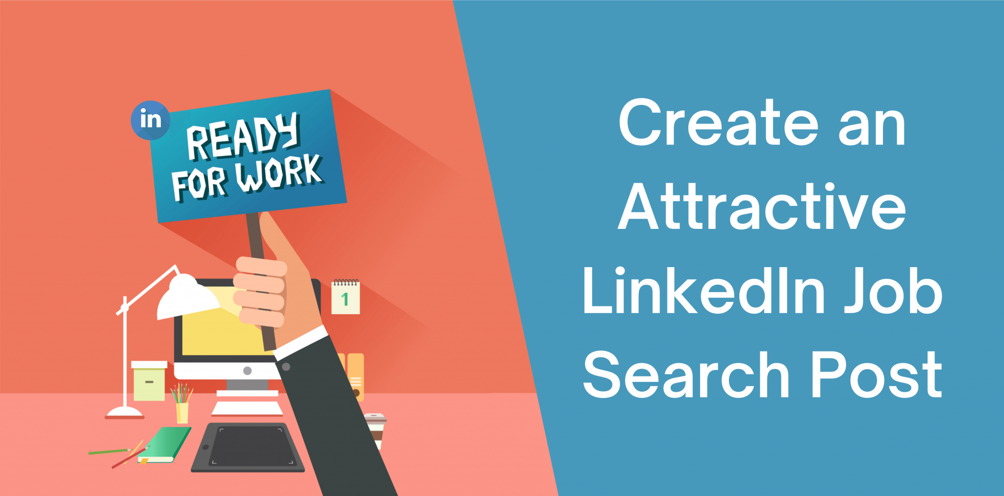 linkedin post for job search sample