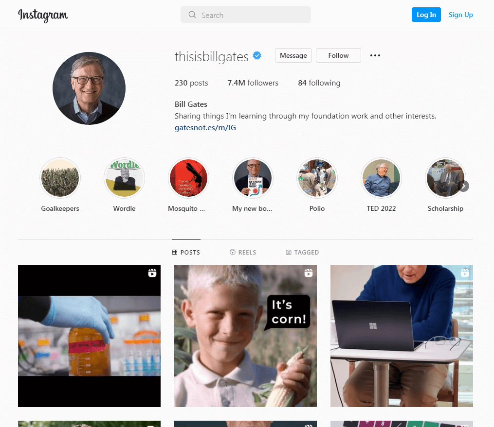 instagram-interface