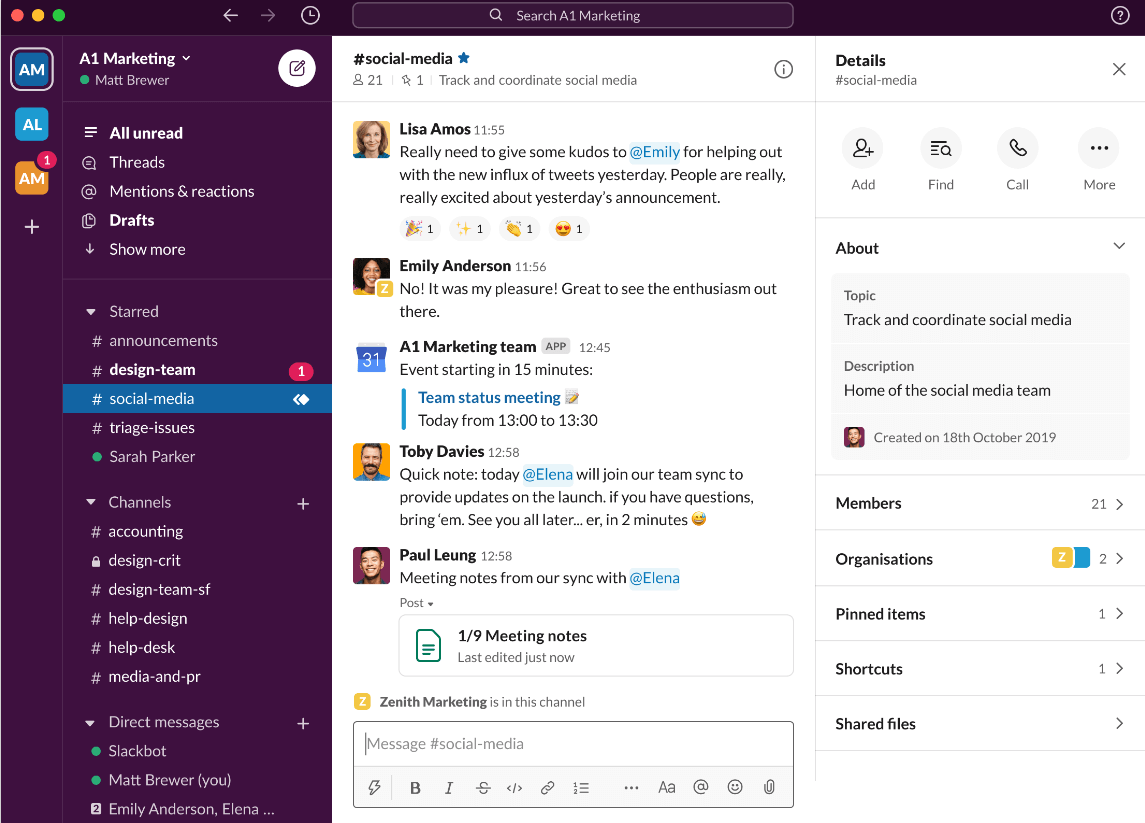 slack-interface