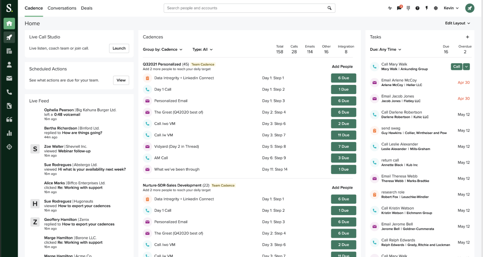 salesloft-interface