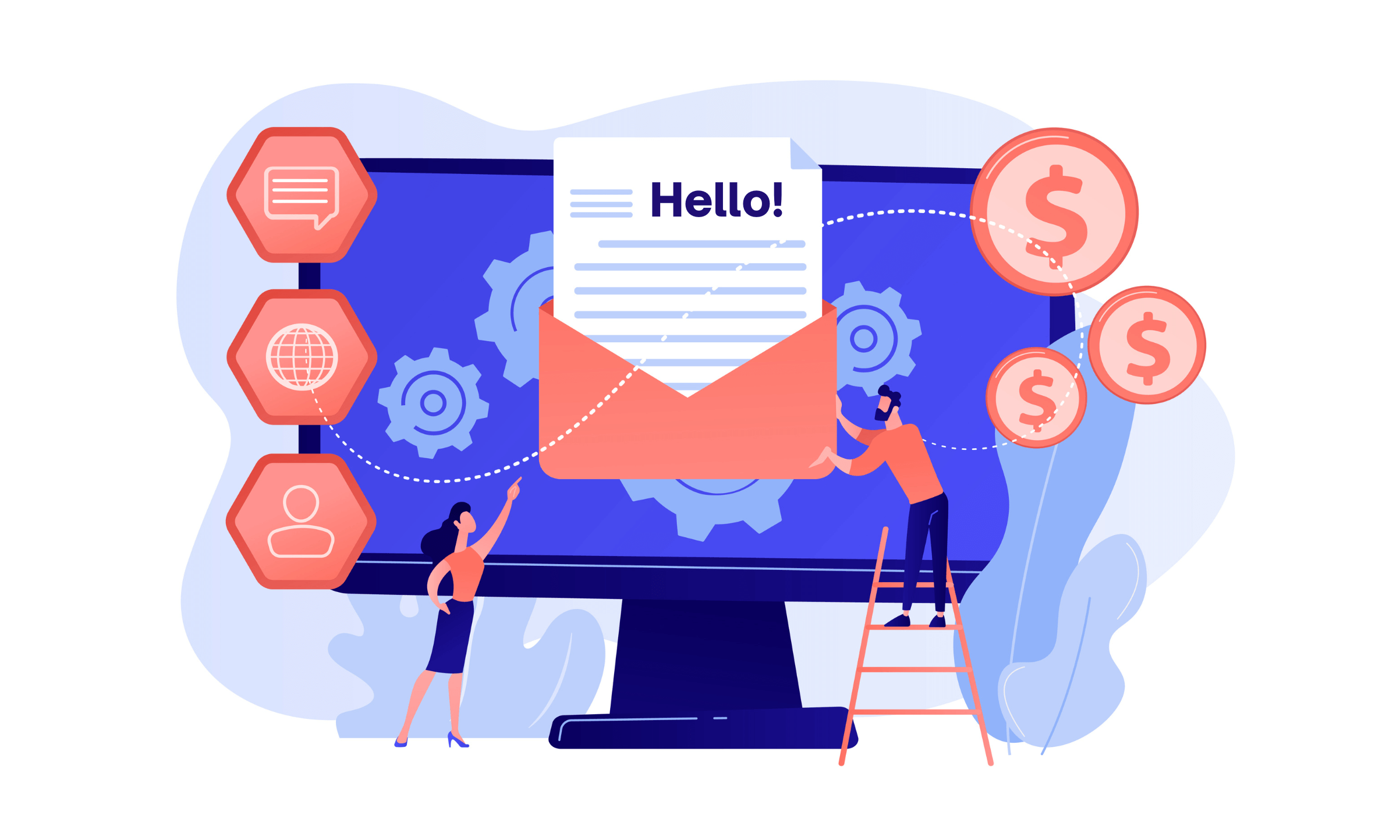 start-email-greeting-hello