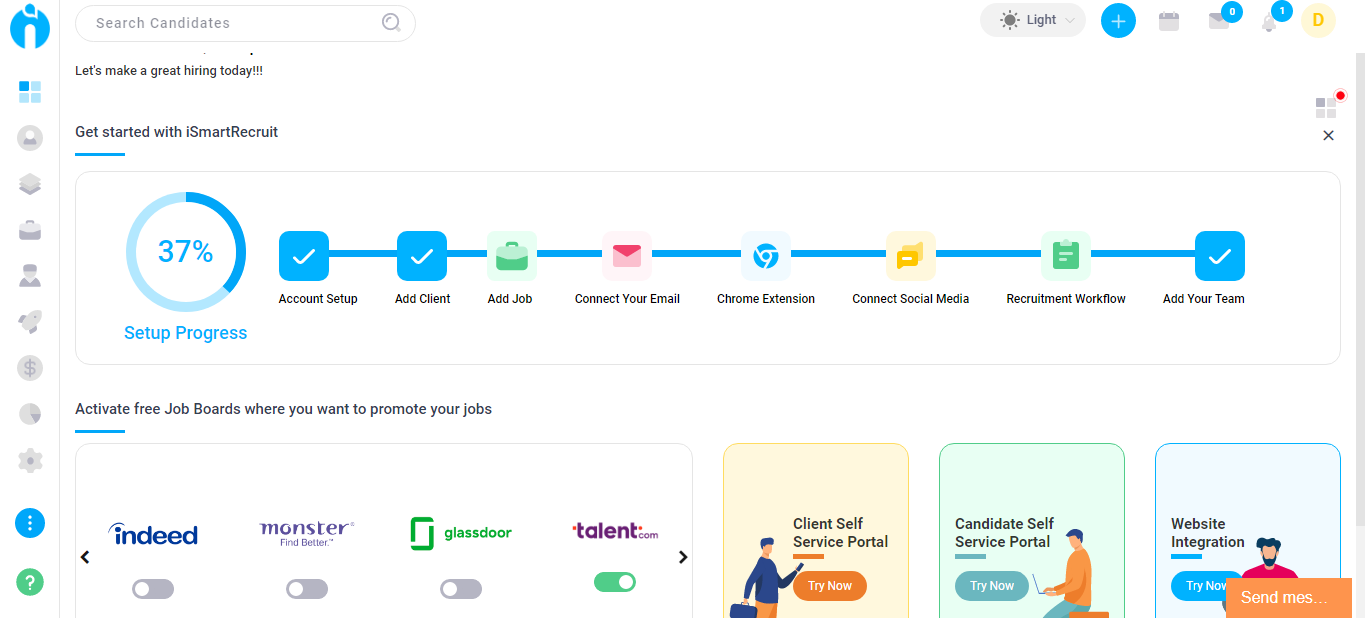 iSmartRecruit-dashboard