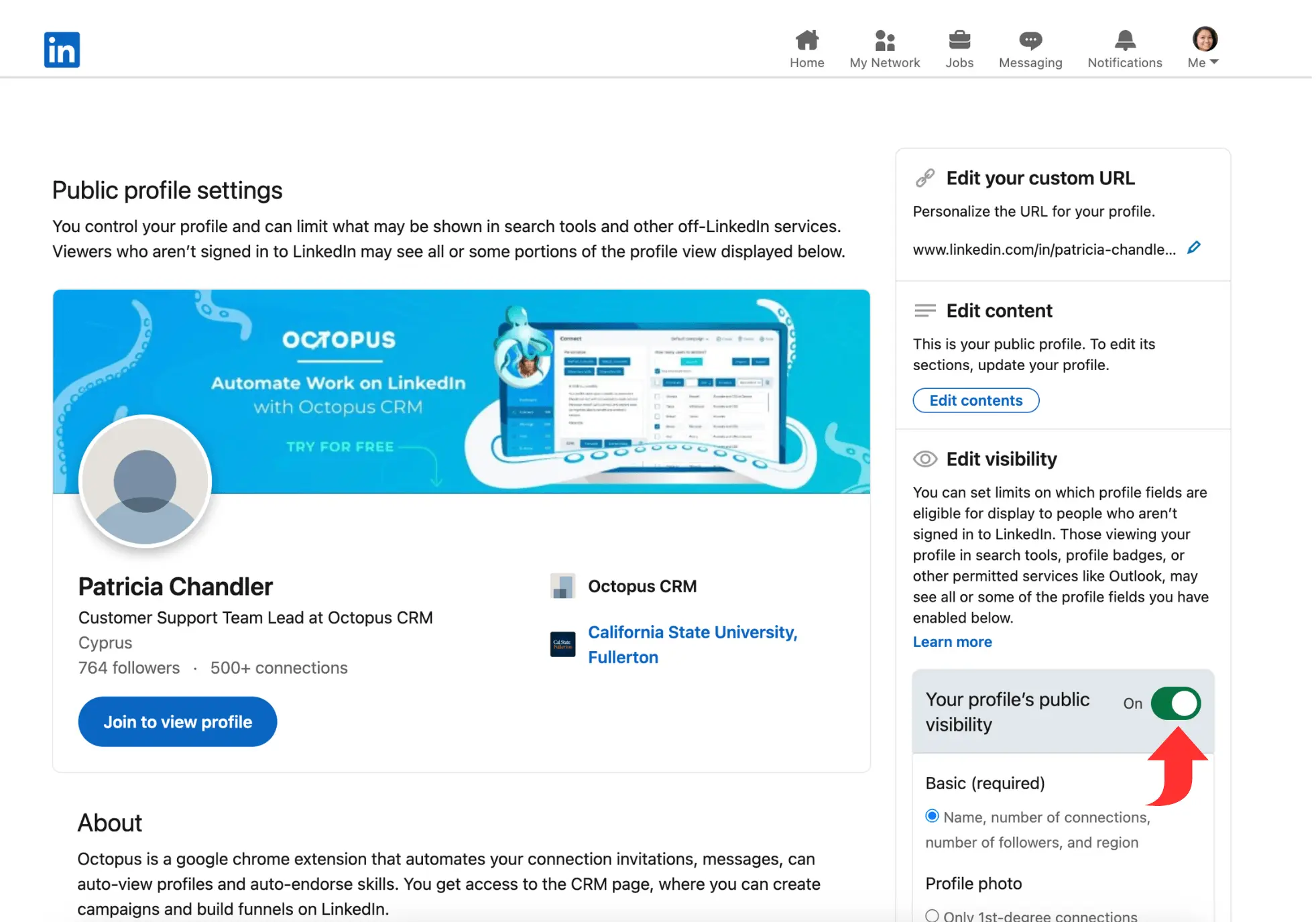 your-profiles-public-visability