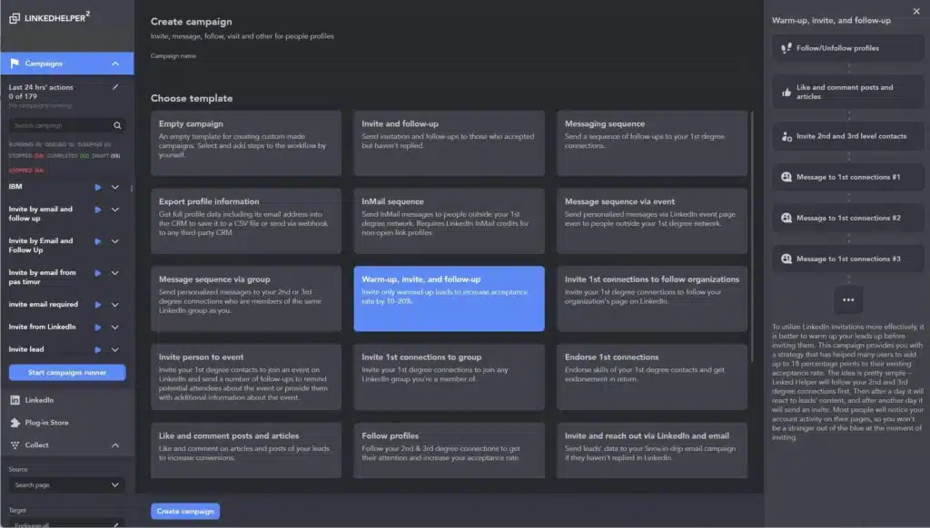 linked helper campaigns