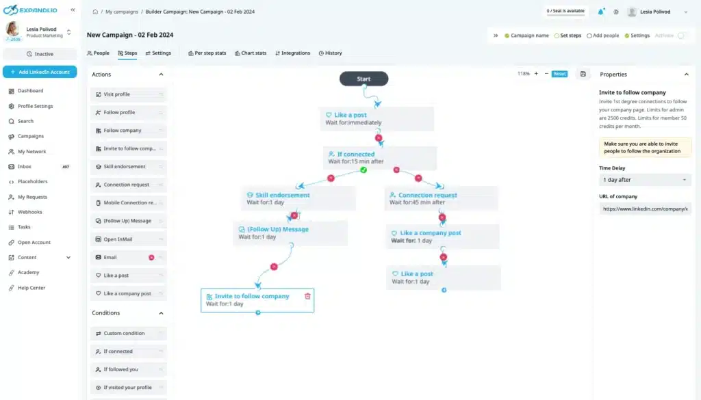 expandi email follow-up