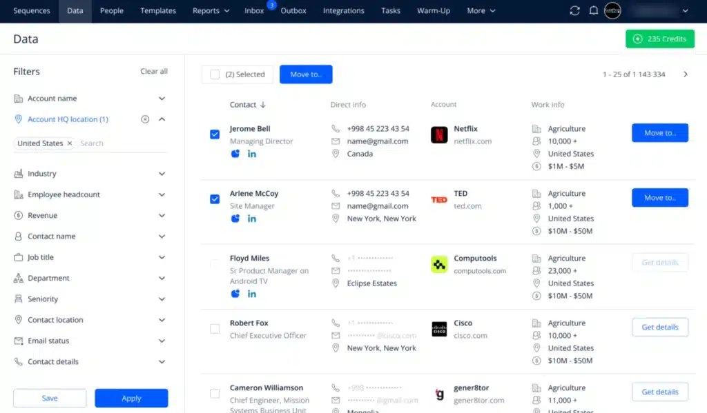 replyio interface