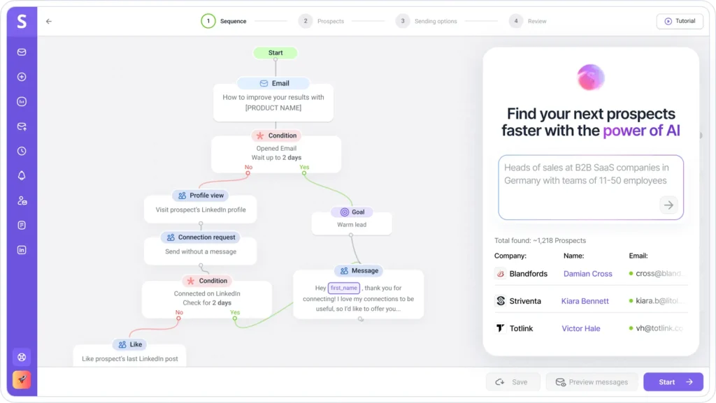 snov.io email campaign