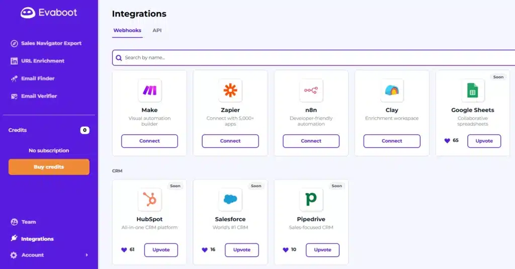 evaboot integrations