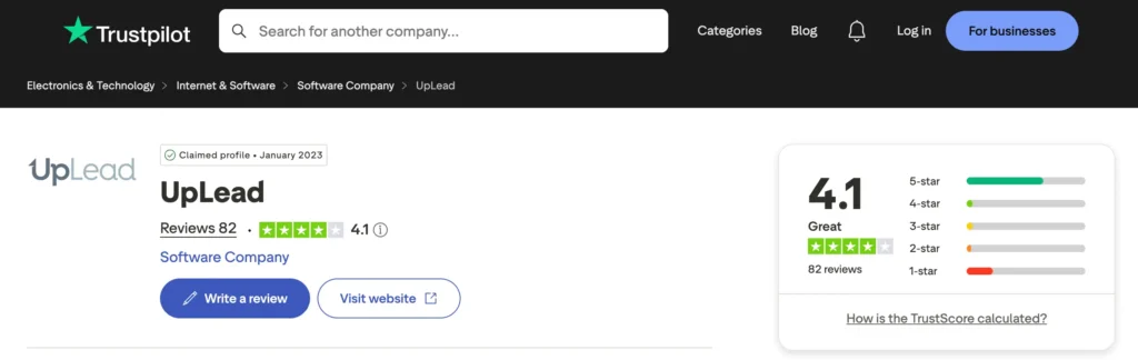 uplead trustpilot reviews