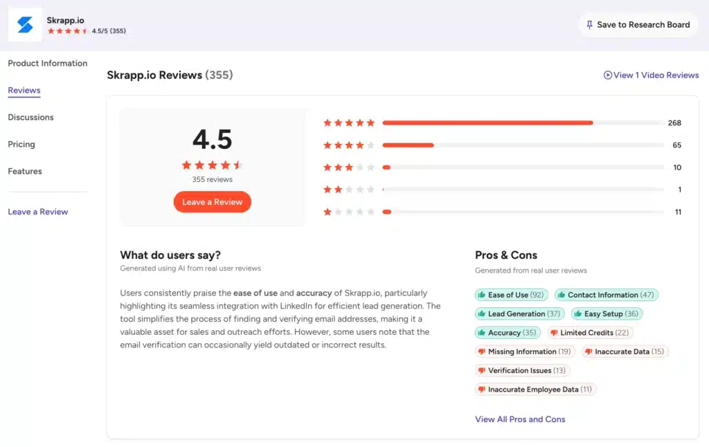 skrapp io g2 reviews